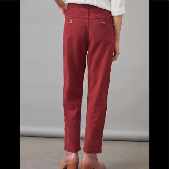 Anthropologie I Tapered Side Stripe Pants - Picture 4 of 11